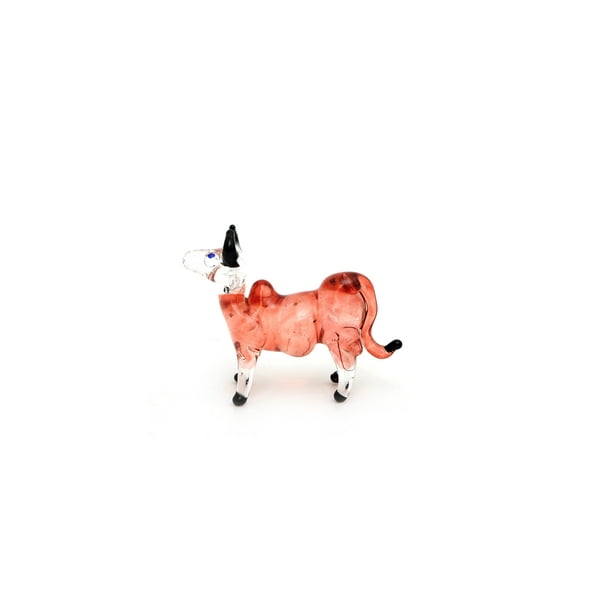 Blown Glass Animal Figurines Clear Art Glass Collectible Gift Blown Glass Animal Figurines Clear Art Glass Collectible Gift
