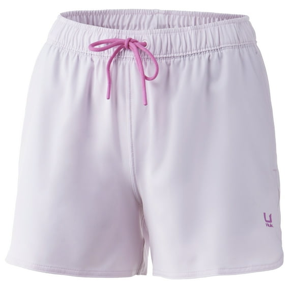 HUK Women's Pursuit Volley Short Barely Pink, XSmall Shorts