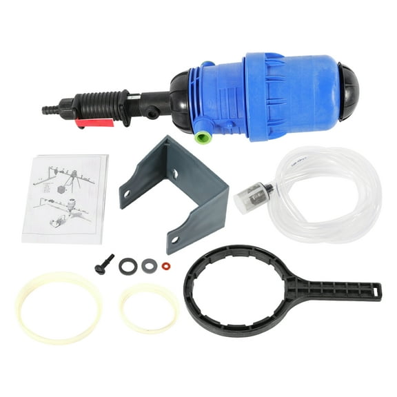 Fertilizer Injector Dispenser 0.4%-4% Ratio, Livestock Farming Chemical Dispenser Proportioner Dosing Device Pump,for Drip Irrigation, Horticulture, Agriculture & More