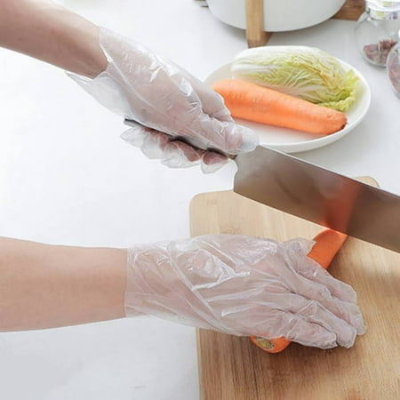 

Anti-Microbial Vinyl 3 Mil Disposable Gloves - Latex-Free Powder-Free Non-Sterile Ambidextrous Clear Large
