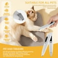 thumbnail image 6 of Keyohome Dog Paw Trimmer with LED Light,Pet Grooming Clippers,Portable Clippers for Paws Grooming Pets,White, 6 of 10