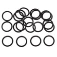 thumbnail image 2 of guohui 2x20pcs/Lot 20mm X 2.4mm Rubber O O-rings Gasket Seal , Black, 3 Pcs, 2 of 8