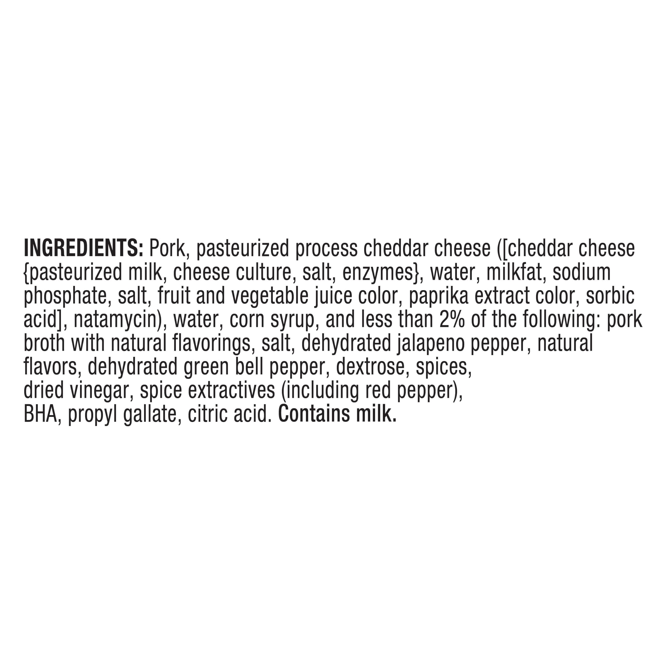 Johnsonville Brats Jalapeno Cheddar Pork Bratwurst Links, 19 oz (5 Count) Refrigerated