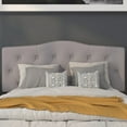 thumbnail image 3 of Flash Furniture Cambridge Tufted Upholstered Full Size Headboard in Light Gray Fabric, 3 of 11