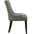 thumbnail image 4 of Modway Duchess Button Tufted Vegan Leather Dining Chair in Black, 4 of 6