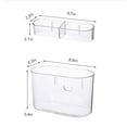 thumbnail image 3 of Xihbxyly Paragüero de Pared, Diseño de Plástico Transparente, Instalación Sin Agujeros, Longitud Ajustable, Solución de Almacenamiento Que Ahorra Espacio, Organizador para Puerta, Oficina En Casa, Ju, 3 of 7