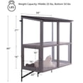 thumbnail image 6 of unipaws Prevent Conditioned Air Loss, 2 Tiers Bug Proof Cat Catio, Window Cat House with Clear PC Panels, 6 of 8