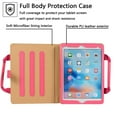thumbnail image 4 of iPad 10.2 inch 2019 Handbag Case 7th Generation, Dteck Smart Multi-Angle Stand Magnetic PU Leather Bag Folio Cover with Handle Document Pocket Hand Strap Pencil [Auto Wake/Sleep], Rose, 4 of 6