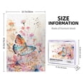 thumbnail image 4 of 1000 PCS Romantic Garden Butterfly Jigsaw Puzzles 1000 Pieces,Gift Suitable Family Friends,Unique And Beautiful Design,Home Leisure,Stress Relief And Entertainment,Adult Wooden Puzzle, 4 of 6