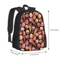 thumbnail image 3 of Daiia Ice Cream Cake Backpack for Men and Women -Durable Backpack Large Capacity, Water-Resistant Bag with Adjustable Straps and Laptop Compartment, 3 of 9