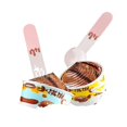 thumbnail image 2 of Spoon Stick Fork Dessert Spoons Stylish Transparent Dessert Spoon Set Versatile Practical Ice Cream Spoon Fork Stick Set for, 2 of 5