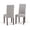 Cloud Grey, variant on Simpli Home Acadian Parson Dining Chair (Set of 2) in Distressed Brown