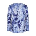 thumbnail image 3 of Cameland Ladies' Casual Printed Button Up Long Sleeved Round Neck Pullover Top, 3 of 5