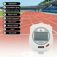 thumbnail image 5 of Sport Stopwatch Timer 120 Lap Memory 0.01 Second Timing Stop Watch Alarm Clock for Coach White, 5 of 7