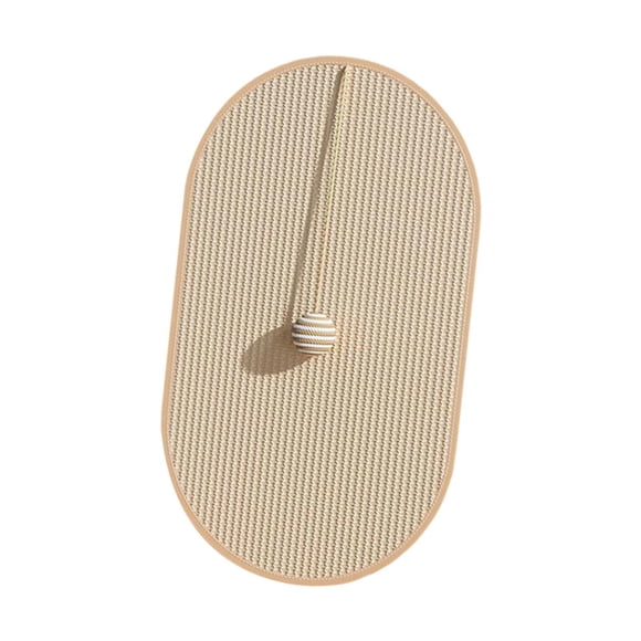 Almohadilla rascadora para gatos de sisal, alfombrilla de sisal,Protector de sofá para muebles,almohadilla para rascar gatos de pared para sofá, sala Ovalado Medio