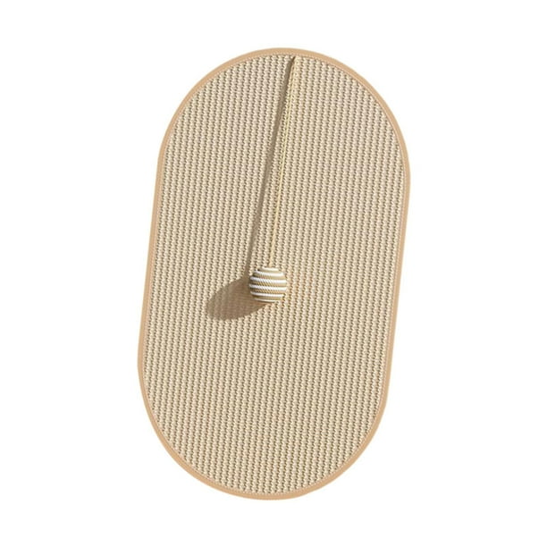 Estera para rascar gatos, Protector de sofá, resistente a los arañazos, almohadilla para rascar gatos, estera de Sisal para silla, pared interior del Ovalado Medio
