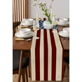 thumbnail image 4 of nqOlkjepod Vintage 4th of July Table Runner 48 Inches Long Farmhouse Dress Scarves, Independence Day Red Blue Dining Tablerunner for Coffee Table/Kitchen Island/Party Décor, 13" x 48", 4 of 8