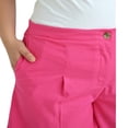 thumbnail image 4 of Short clásico de lino Roman Fashion /Tallas Extras, 0136 (Fiusha) fucsia 36 Roman Fashion SH-ELY-0136-FIUSHA, 4 of 6