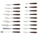 thumbnail image 4 of 18 piezas de cuchillo raspador de pintura con mango de plástico exquisito, herramienta para pintar al óleo, suministros de arte, 4 of 15