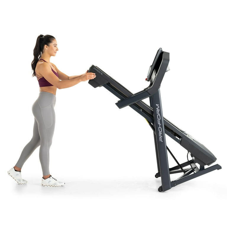 ProForm Quiet Cardio Indoor Walking Stationary Carbon TL Folding Treadmill with 30 Day iFIT Membership Walmart