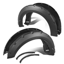 4-Piece Matte Black Riveted Fender Flares For 2007-2014 Toyota FJ Cruiser
