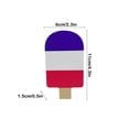 thumbnail image 3 of Qocolhg 4th of July Decorations, Patriotic Tiered Tray Decor Wooden Sign, Vintage Popsicle Shaped Wood Blocks, Rustic American Memorial Day Table Decor for Independence Day Home Decor, 3 of 6