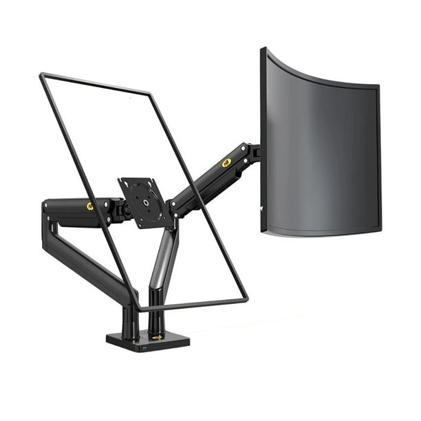 Soporte Doble para Pantallas de 22” a 32” | Ajuste de Altura, Inclinación y Giro
