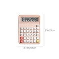 thumbnail image 3 of Calculadora básica silenciosa portátil para escuela, oficina y hogar - Alimentada por pilas y teclas grandes para operaciones matemáticas fáciles, 3 of 6