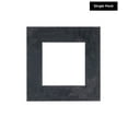 thumbnail image 2 of Black Suede Acid Free 20x20 Picture Frame Mats with White Core Bevel Cut for 10x10 Pictures - Fits, 2 of 3