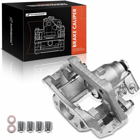 A-Premium Brake Caliper Assembly Compatible with Ford Taurus 2010-2012 Lincoln MKS 2012 Rear Passenger Side