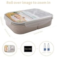 thumbnail image 5 of MISS BIG® Lunch box,Bento Box for Kids,Mom’s Choice Kids Lunch Box,Ideal Leak Proof Lunch Box Containers,No BPAs and No Chemical Dyes,Microwave and Dishwasher Safe Kids Lunch Box(White M), 5 of 10