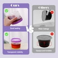 thumbnail image 3 of Lumikrypt 12Pcs 17Oz Plastic Food Storage Containers with Twist Top Lid, Food Freezer Storage Containers, Reusable Soup Containers, Thickened Food Containers for Lunch, Salad, Soup, Oats., 3 of 7