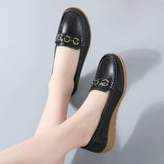 TOWED22 Women's Flats,Women's Flats Shoes Round Toe Flats Flats Shoes Women Ballet Flats for Women Dressy Shoes Flats,Black