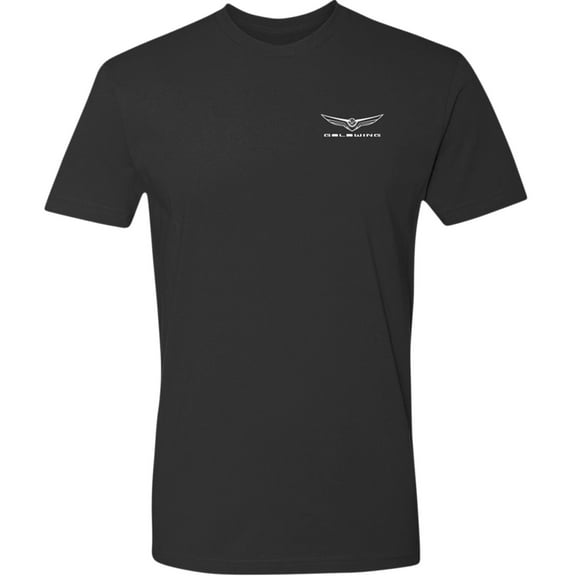 Licensed Goldwing Tour Mens Short Sleeve T-Shirt Black LG