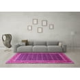 thumbnail image 3 of Ahgly Company Indoor Square Persian Pink Traditional Area Rugs, 8' Square, 3 of 4