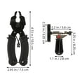 thumbnail image 2 of MasteelfCA 2 Pcs Mountain Bike Link Chain Pliers Quick Removal Install Clamp Repair Tool, 2 of 7