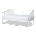 thumbnail image 2 of Allora Traditional White Wood Twin Size Spindle Daybed, 2 of 8