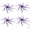 Purple, variant on 4PCS Fuzzy Dice Fishing Lure,Soft Simulation Octopus Bait,Realistic Silicone Baits for Bass Fishing,Floating Soft Plastic Lures with Reflective Glitter,Lures Bait for River Lake Shore,Saltwater