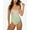 Beige, Green, variant on Womens Swim Stella Mykonos One-Piece Swimsuit, Slate, XL