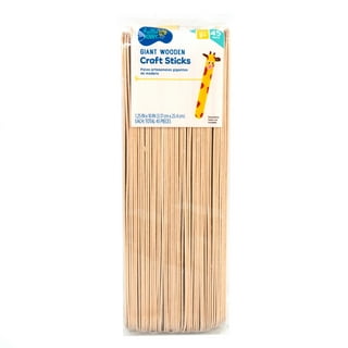 Mini Wooden Craft Popsicle Sticks, Assorted Color, 2-1/8-Inch, 150-Piece