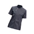 thumbnail image 1 of facefd Chef Jacket Short Sleeve Cooking Clothes Simple Chef Restaurant Kitchen Hotel Pub Coat for Restaurant Gray M, 1 of 8