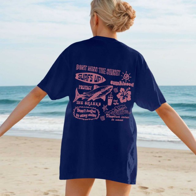 WILLBEST Women's Tshirts Personalised T Shirts Custom with Face Photos Text In Plus Size Casual Crew Neck Overcut Shoulders Loose Hoodies 4039