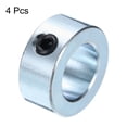 thumbnail image 3 of 4 Pack Set Screw Collars 3/4" Bore Zinc Plated Steel Shaft Collars, 1-1/4" OD, 9/16" Width Axle Collar Clamp, 3 of 5