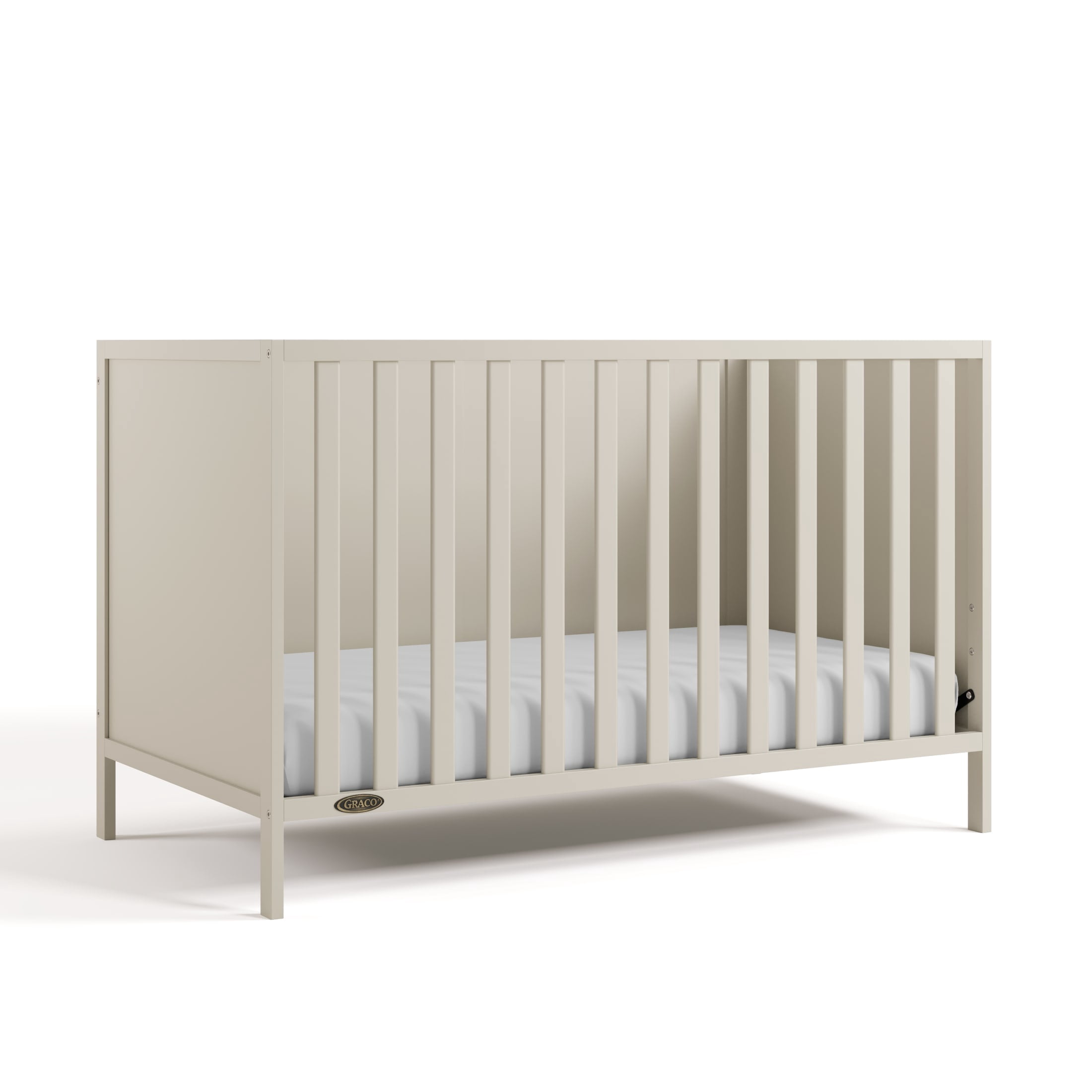 Graco Theo 3-in-1 Convertible Baby Crib, Frosted Oat