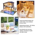 thumbnail image 3 of Casa de Muñecas en Miniatura Con Piscina, Kit de Modelos Diy Para El Hogar, Con Diseño delicado y Moderno, 3 of 7