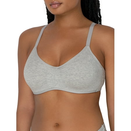 

Smart & Sexy Women s Comfort Cotton Scoop Neck Unlined Underwire Bra Style-SA1410