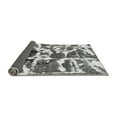 thumbnail image 2 of Ahgly Company Indoor Square Abstract Gray Modern Area Rugs, 4' Square, 2 of 4