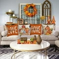 thumbnail image 3 of Halloween Thanksgiving Pillowcase Bedding Pillow Cases,Soft and Comfortable Pillow Covers,17.7 X 17.7 Inches Pumpkin Ghost Pillowcase Decorative Cushion Cover,Pillows Protectors Cover, 3 of 7