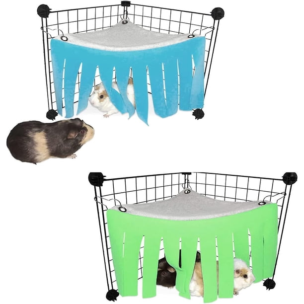 Tienda para hámster, hamaca, escondite para bichos, escondite para conejillo de indias, escondite para esquina, accesorios para jaula para mascotas, escondite de lana en la esquina, escondite en el