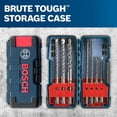 thumbnail image 4 of Juego de brocas BOSCH HCK001 SDS-Plus con punta de carburo, 7 piezas, 4 of 7